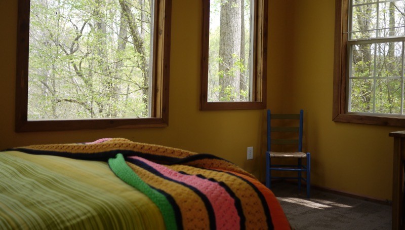 One of our lodging rooms, links to accommodations.html